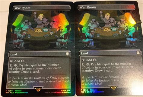 Fallout release promo War Room leaked on eBay : r/magicTCG